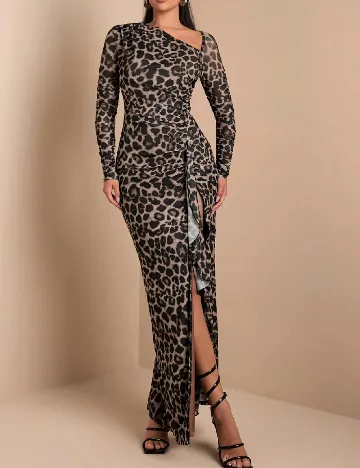 Rochie lunga SHEIN, animal print