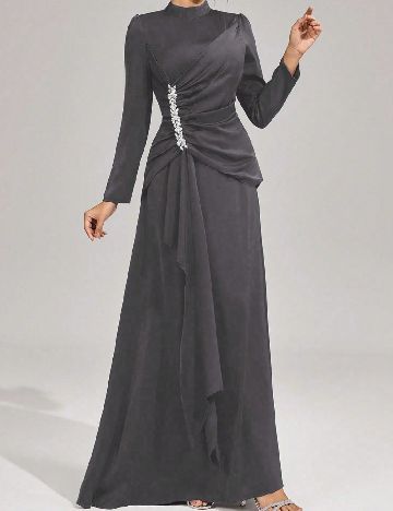 Rochie lunga SHEIN, gri