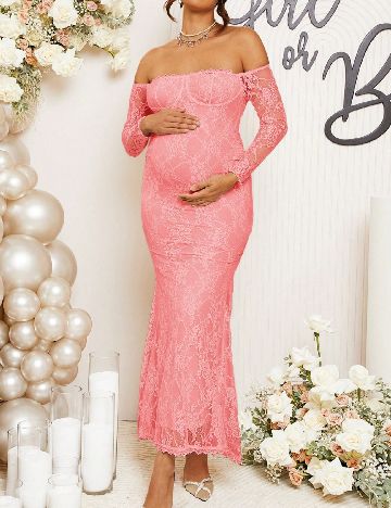 Rochie lunga SHEIN Maternity, roz