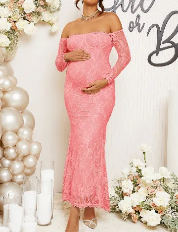 Rochie lunga SHEIN Maternity, roz