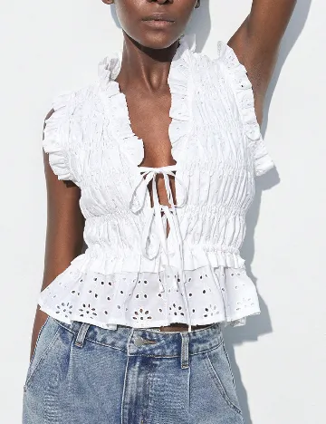 Bluza SHEIN, alb