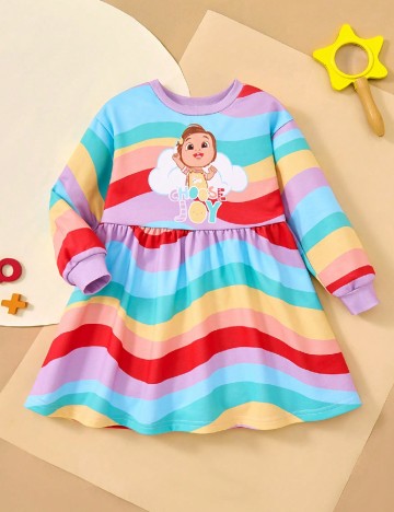 Rochie Shein Kids, mix culori