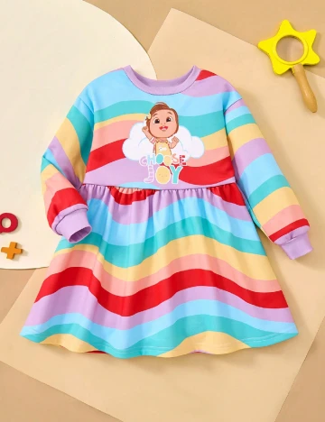 Rochie Shein Kids, mix culori