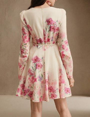 Rochie scurta Anewsta, crem