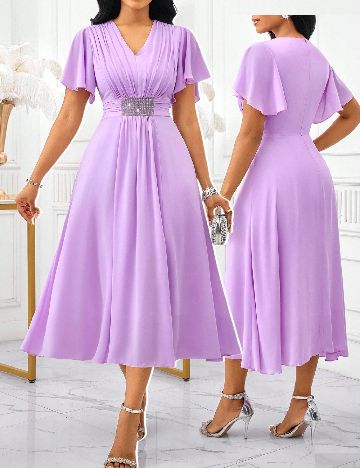 Rochie medie SHEIN, lila