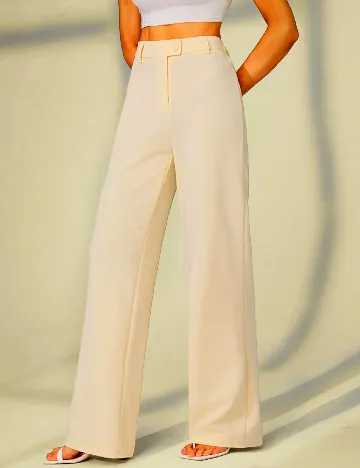 Pantaloni SHEIN, crem