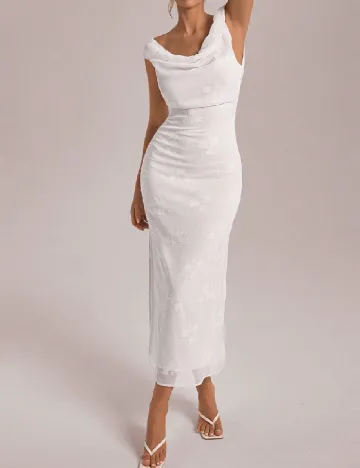 Rochie lunga SHEIN, alb