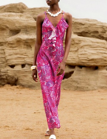 Rochie lunga SHEIN, roz