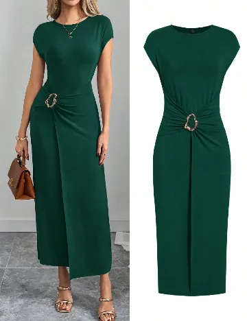 Rochie lunga SHEIN, verde