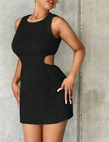 Rochie scurta SHEIN CURVE, negru