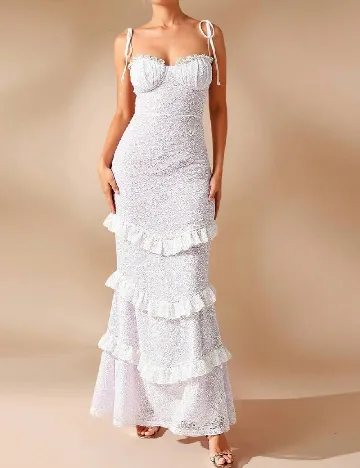 Rochie lunga L Amorae, alb