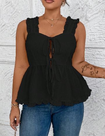Maiou SHEIN CURVE, negru