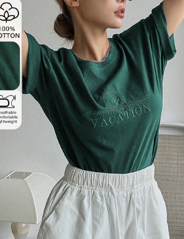 Tricou SHEIN, verde