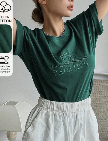 Tricou SHEIN, verde