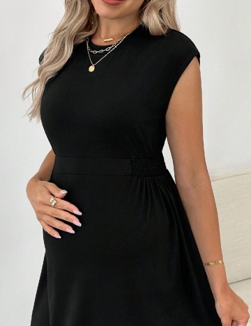 Rochie scurta SHEIN Maternity, negru
