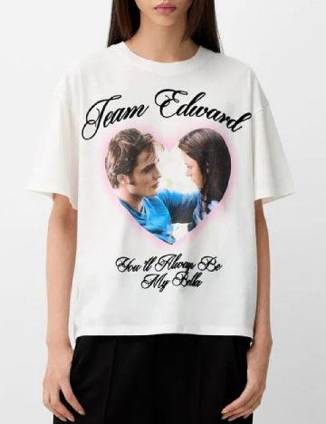 Tricou Bershka, alb