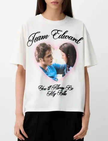Tricou Bershka, alb