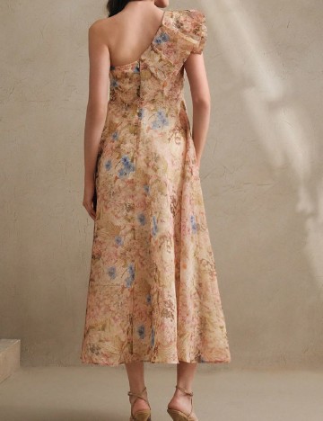 Rochie lunga Anewsta, mix culori