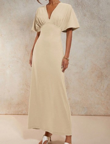 Rochie lunga SHEIN, crem