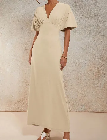 Rochie lunga SHEIN, crem