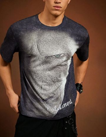 Tricou SHEIN, bleumarin