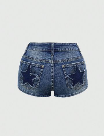 Pantaloni scurti Romwe, albastru
