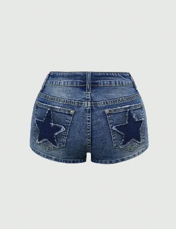 Pantaloni scurti Romwe, albastru