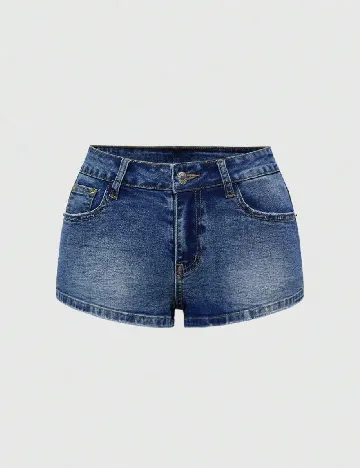Pantaloni scurti Romwe, albastru