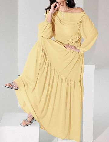 Rochie lunga SHEIN, galben