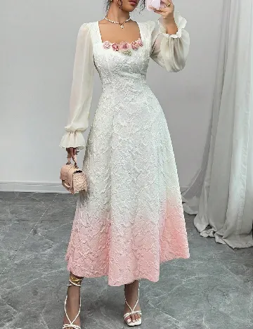 Rochie lunga SHEIN, alb