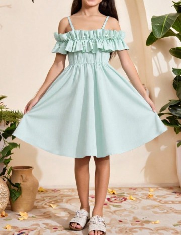 Rochie Shein Kids, verde