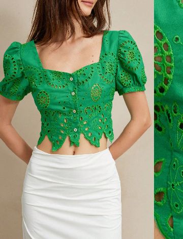 Top Aveloria, verde