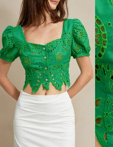 Top Aveloria, verde