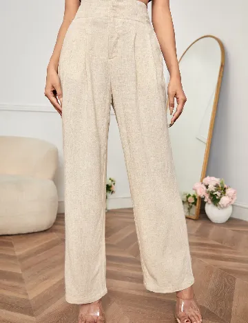 Pantaloni SHEIN, crem