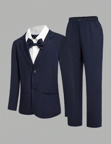 Costum Shein Kids, bleumarin