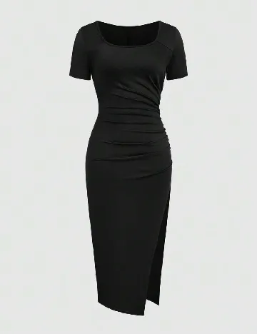 Rochie medie SHEIN CURVE, negru