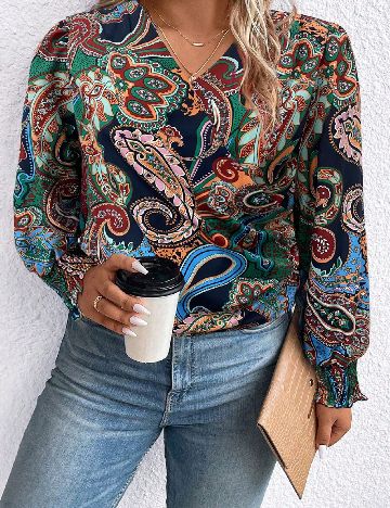 Bluza SHEIN CURVE, mix culori
