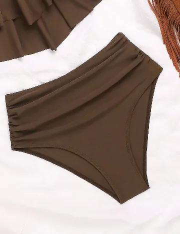 Costum de baie SHEIN, maro