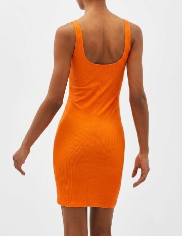 Rochie scurta Bershka, portocaliu