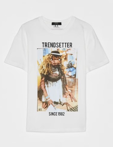 Tricou Bershka, alb