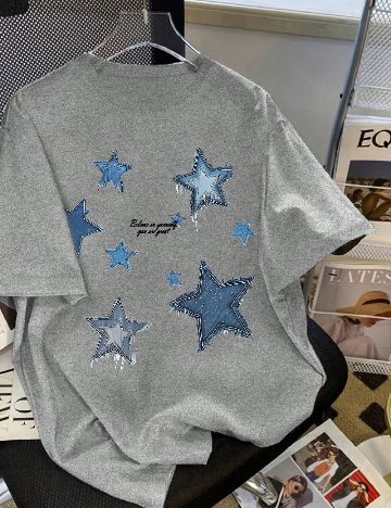 Tricou SHEIN, gri