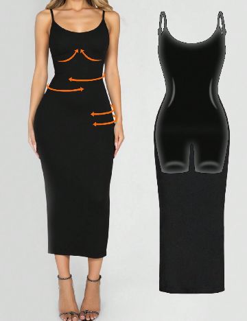 Rochie medie SHEIN, negru