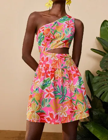 Rochie scurta SHEIN, mix culori