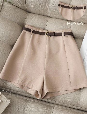 Pantaloni scurti SHEIN, maro