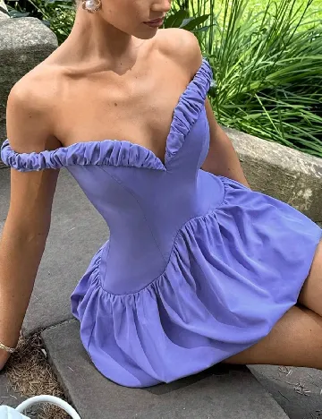 Rochie scurta SHEIN, mov