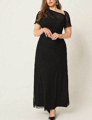 Rochie lunga SHEIN CURVE, negru