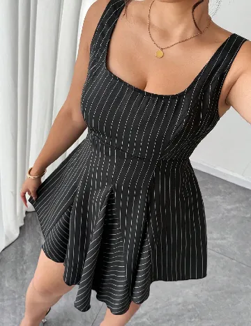 Rochie scurta SHEIN CURVE, negru