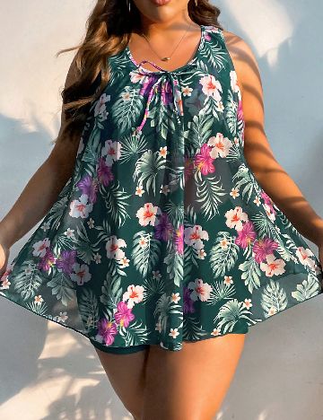 Costum de baie SHEIN CURVE, mix culori