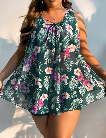Costum de baie SHEIN CURVE, mix culori