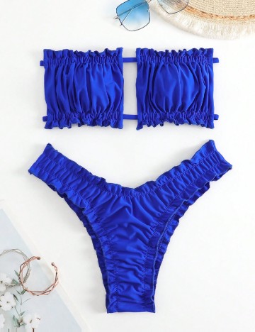 Costum de baie SHEIN, bleumarin